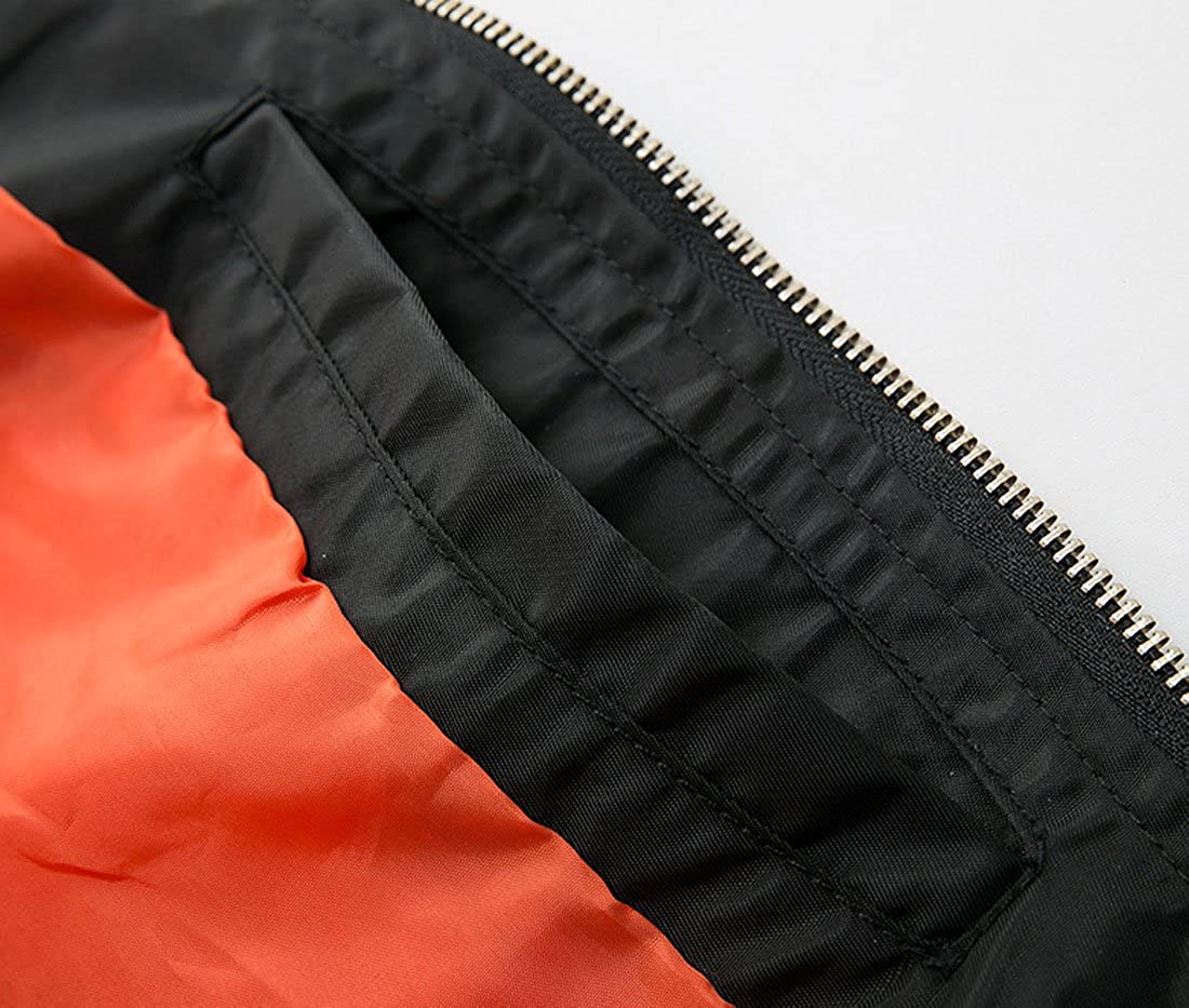 Black Embroidered Bomber Jacket - Image 3