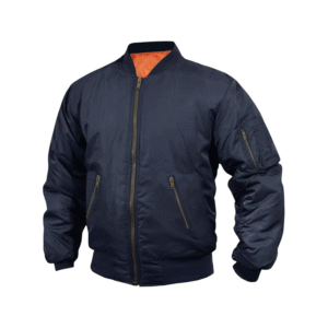 Navy Blue Bomber Jacket